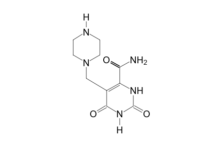 2,6-DIOXO-5-[(1-PIPERAZINYL)METHYL]-1,2,3,6-TETRAHYDRO-4-PYRIMIDINECARBOXAMIDE