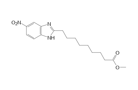 5-nitro-2-benzimidazolenonanoic acid, methyl ester