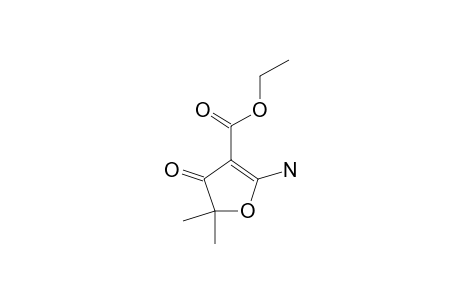 2-AMINO-5,5-DIMETHYL-3-ETHOXYCARBONYL-4-FURANONE
