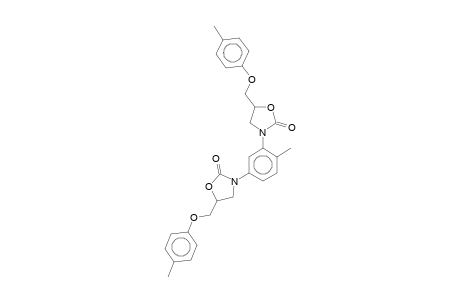 2,4-bis[5-(4-methylphenoxymethyl)-2-oxazolidin-2-onyl-3-]-toluol