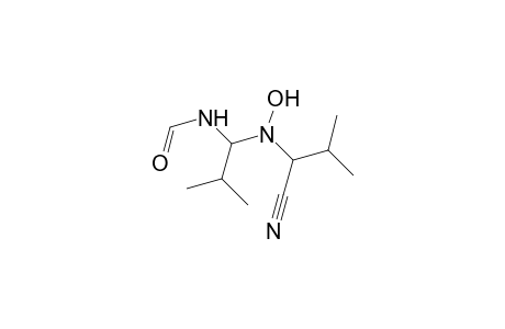 Formamide, N-[1-[(1-cyano-2-methylpropyl)hydroxyamino]-2-methylpropyl]-