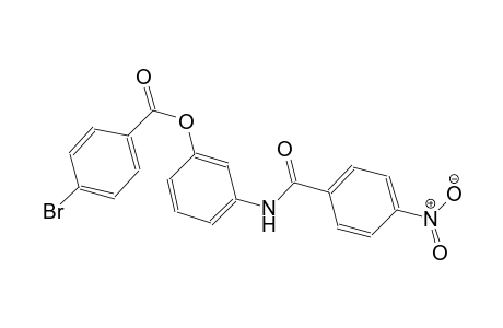 benzoic acid, 4-bromo-, 3-[(4-nitrobenzoyl)amino]phenyl ester