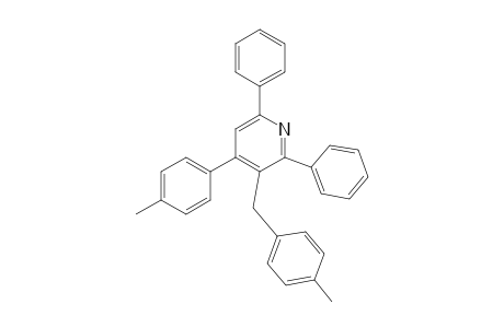 3-((p-methylphenyl)methyl)-2,6-diphenyl-4-(p-methylphenyl)pyridine