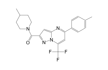 pyrazolo[1,5-a]pyrimidine, 5-(4-methylphenyl)-2-[(4-methyl-1-piperidinyl)carbonyl]-7-(trifluoromethyl)-