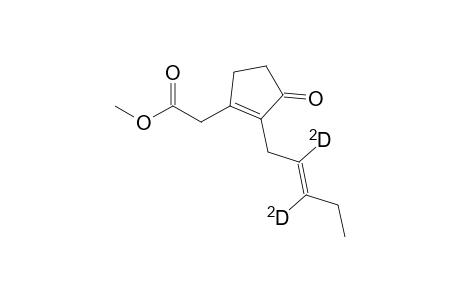 Methyl 2-[3'-oxo-2'-(2",3"-dideuterio)pent-2"-enyl)cyclopent-1'-enyl]actate