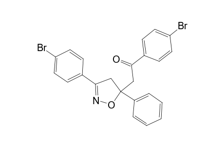 Acetophenone, 4'-bromo-2-[3-(p-bromophenyl)-5-phenyl-2-isoxazolin-5-yl]-