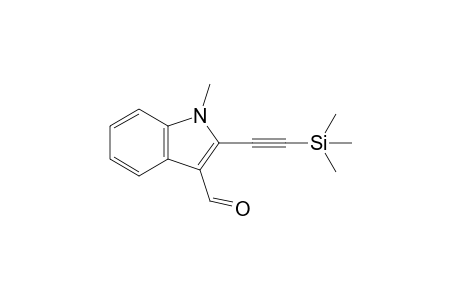 1-Methyl-2-(2-trimethylsilylethynyl)-3-indolecarboxaldehyde