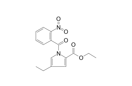 4-ethyl-1-(2-nitrobenzoyl)pyrrole-2-carboxylic acid ethyl ester