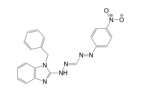 1-benzyl-2-((2E)-2-{[(E)-(4-nitrophenyl)diazenyl]methylene}hydrazino)-1H-benzimidazole