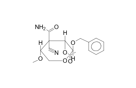 BENZYL 2-O-ACETYL-4-O-METHYL-3-DEOXY-3-C-CARBAMOYL-3-C-CYANO-BETA-L-XYLOPYRANOSIDE