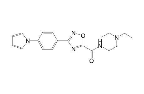 1,2,4-Oxadiazole-5-carboxamide, N-[2-(diethylamino)ethyl]-3-[4-(1H-pyrrol-1-yl)phenyl]-