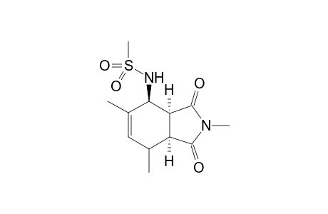 N-((3aS,4S,7aS)-2,5,7-trimethyl-1,3-dioxo-2,3,3a,4,7,7a-hexahydro-1H-isoindol-4-yl)methanesulfonamide