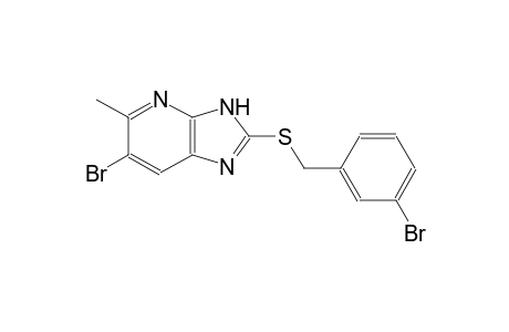 6-bromo-2-[(3-bromobenzyl)sulfanyl]-5-methyl-3H-imidazo[4,5-b]pyridine