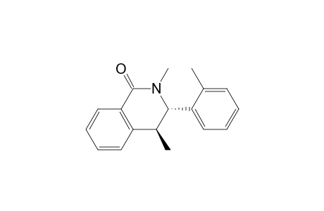 (+,-)-trans-N-methyl-3-(2-methylphenyl)-4-methyl-3,4-dihydro-1(2H)-isoquinolone
