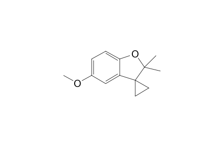 2,2-Dimethyl-3,3-(1',2'-ethylidene)-5-methoxy-1,2-dihydrobenzofuran