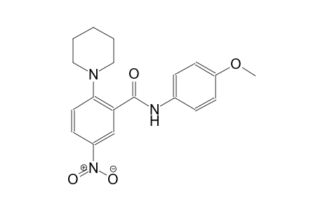 benzamide, N-(4-methoxyphenyl)-5-nitro-2-(1-piperidinyl)-