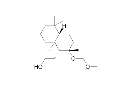12-(Hydroxy)-8.alpha.-(methoxymethoxy)-13,14,15,16-tetranorlabdane
