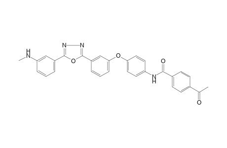Poly(oxadiazole) with oxydiphenyl and terephthalamide linkages