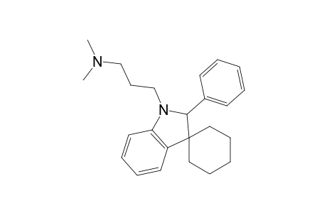 Spiro[cyclohexane-1,3'-[3H]indole]-1'(2'H)-propanamine, N,N-dimethyl-2'-phenyl-