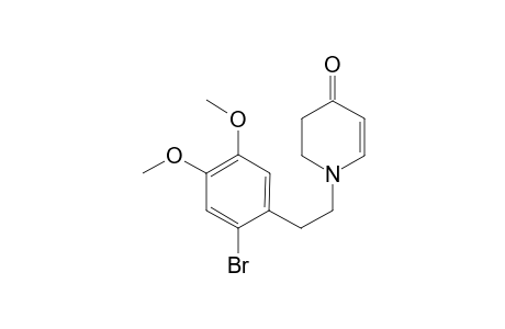 N-[2-(2-Bromo-4,5-dimethoxyphenyl)ethyl]-2,3-didehydro-4-oxopiperidine