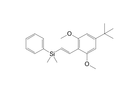 (E)-5-t-Butyl-2-(2-dimethylphenylsilylethenyl)-1,3-dimethoxybenzene