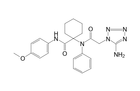 1-(N-[2-(5-amino-1-tetrazolyl)-1-oxoethyl]anilino)-N-(4-methoxyphenyl)-1-cyclohexanecarboxamide