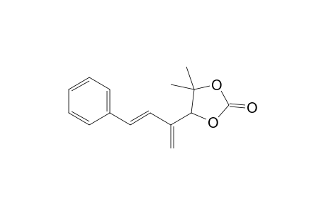 (E)-4,4-Dimethyl-5-(1-methylene-3-phenyl-2-propenyl)-1,3-dioxolan-2-one