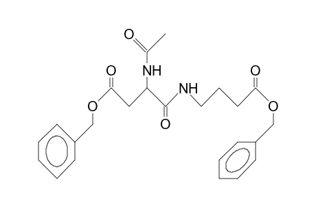 4-(2-Acetamido-succinamido)-butyric acid, dibenzyl ester