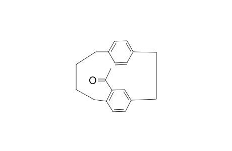 1-Tricyclo[10.2.2.2*4,7*]octadeca-1(15),4,6,12(16),13,17-hexaen-6-yl-ethanone