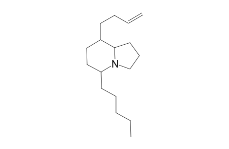 8-(3'-Buten-1'-yl)-5-pentyl-indolizidine