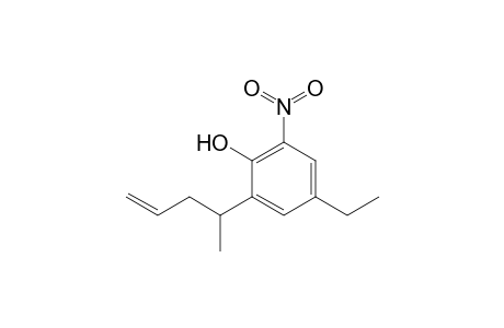 4-Ethyl-2-nitro-6-pent-4-en-2-yl-phenol