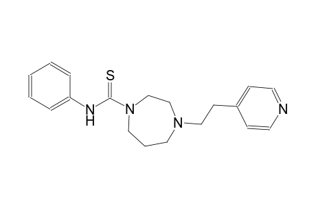 1H-1,4-diazepine-1-carbothioamide, hexahydro-N-phenyl-4-[2-(4-pyridinyl)ethyl]-