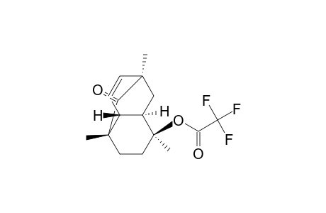 Acetic acid, trifluoro-, 1,2,3,4,4a,5,6,8a-octahydro-2,4a,6-trimethyl-5-oxo-1,6-methanonaphtha len-2-yl ester, (1.alpha.,2.beta.,4a.beta.,6.alpha.,8a.beta.)-