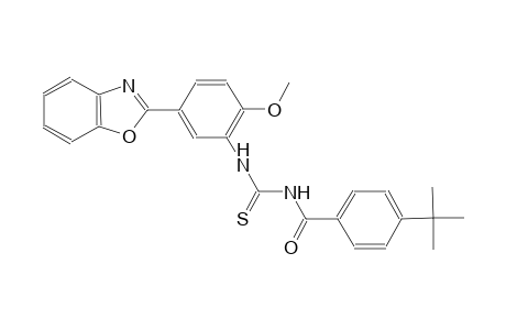 N-[5-(1,3-benzoxazol-2-yl)-2-methoxyphenyl]-N'-(4-tert-butylbenzoyl)thiourea