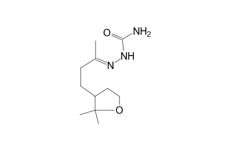 Butan-2-one, 4-(2,2-dimethyltetrahydrofuran-3-yl)-, semicarbazone