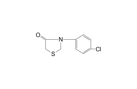 3-(p-CHLOROPHENYL)-4-THIAZOLIDINONE