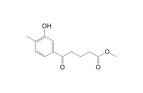 4-(3-hydroxy-p-toluoyl)butyric acid, methyl ester