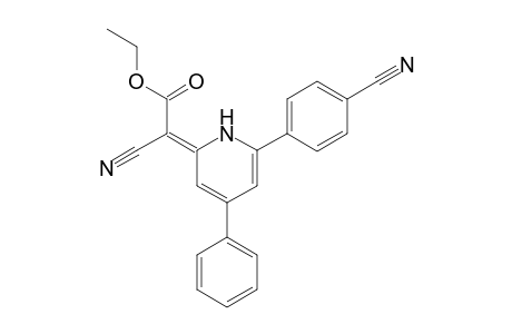 Ethyl (Z)-2-cyano-2-[6-(4-cyanophenyl)-4-phenyl-1H-pyridin-2-ylidene]acetate
