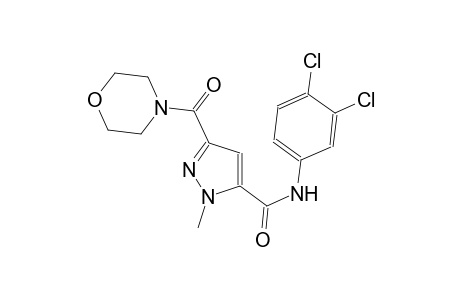 N-(3,4-dichlorophenyl)-1-methyl-3-(4-morpholinylcarbonyl)-1H-pyrazole-5-carboxamide