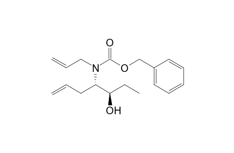(3R,4S)-4-[Allyl(benzyloxycarbonyl)amino]hept-6-en-3-ol