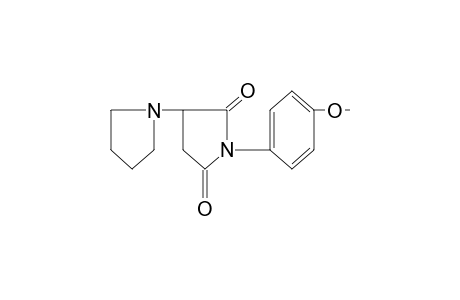 N-(p-methoxyphenyl)-2-(1-pyrrolidinyl)succimimide