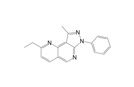 2-Ethyl-9-methyl-7-phenyl-7H-pyrazolo[3,4-h][1,6]naphthyridine