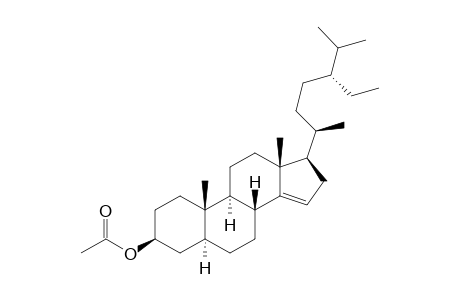 Stigmast-14-en-3-ol, acetate, (3.beta.,5.alpha.)-