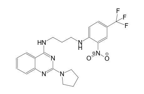 N~1~-[2-nitro-4-(trifluoromethyl)phenyl]-N~3~-[2-(1-pyrrolidinyl)-4-quinazolinyl]-1,3-propanediamine