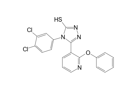 4-(3,4-dichlorophenyl)-5-(2-phenoxy-3-pyidyl)-4H-1,2,4-triazole-3-thiol