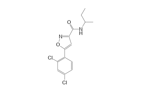 3-isoxazolecarboxamide, 5-(2,4-dichlorophenyl)-N-(1-methylpropyl)-
