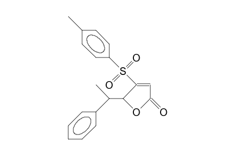 2(5H)-Furanone, 4-[(4-methylphenyl)sulfonyl]-5-(1-phenylethyl)-