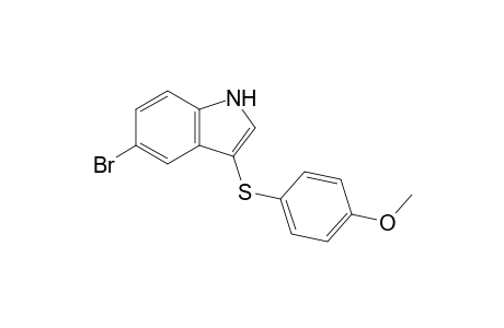 5-Bromo-3-[(4-methoxyphenyl)thio]-1H-indole