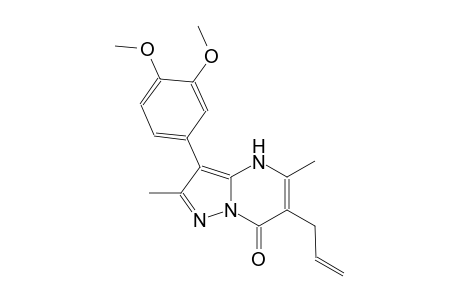 pyrazolo[1,5-a]pyrimidin-7(4H)-one, 3-(3,4-dimethoxyphenyl)-2,5-dimethyl-6-(2-propenyl)-