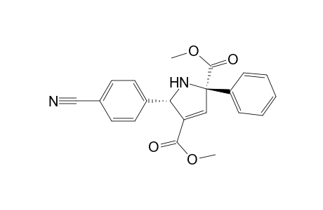 (2R,5S)-5-(4-cyanophenyl)-2-phenyl-3-pyrroline-2,4-dicarboxylic acid dimethyl ester